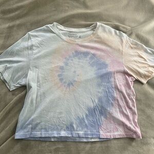 Tie dye crop shirt